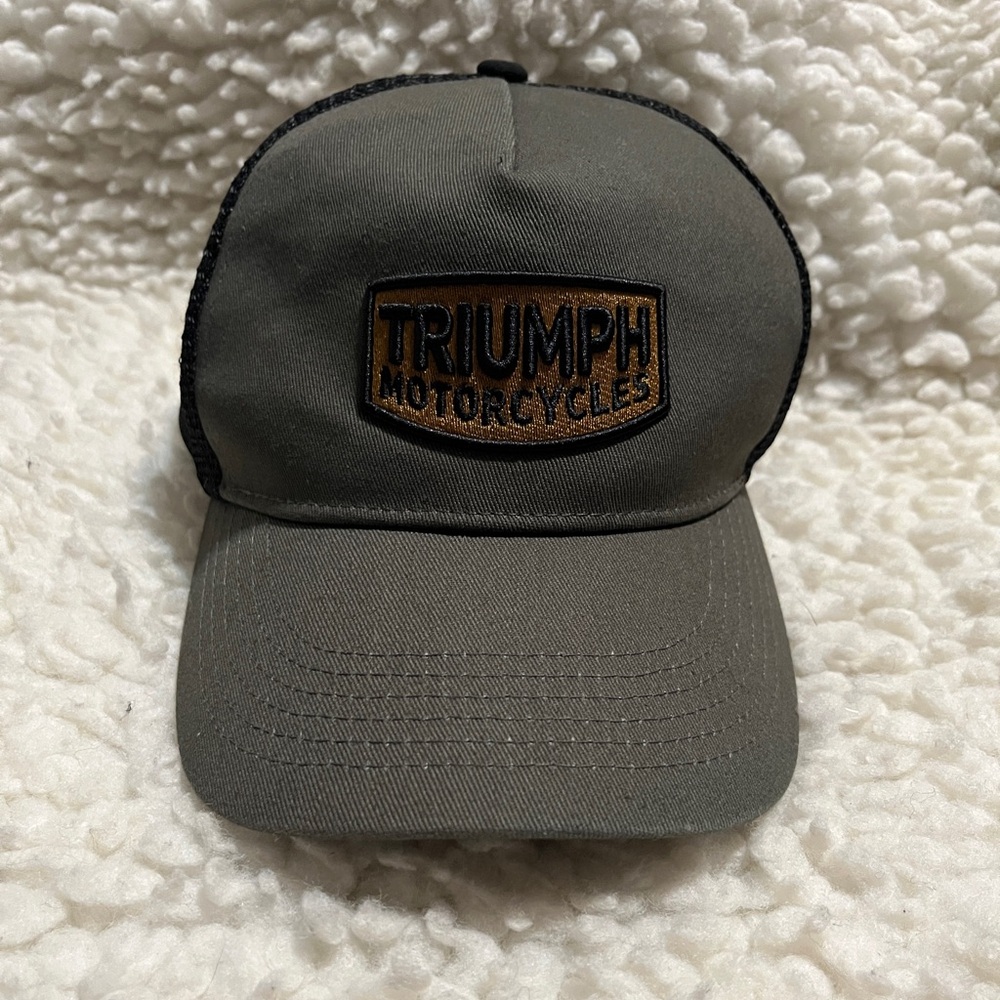 Triumph Motorcycles Green and Black Hat